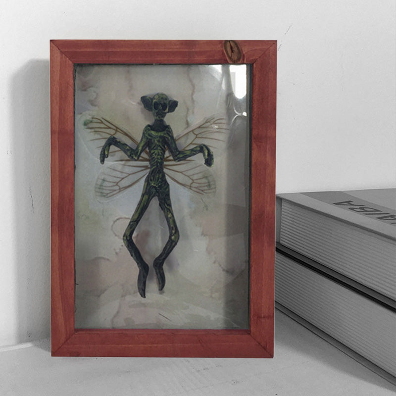 Mysterious Mummified Fairy in Frame