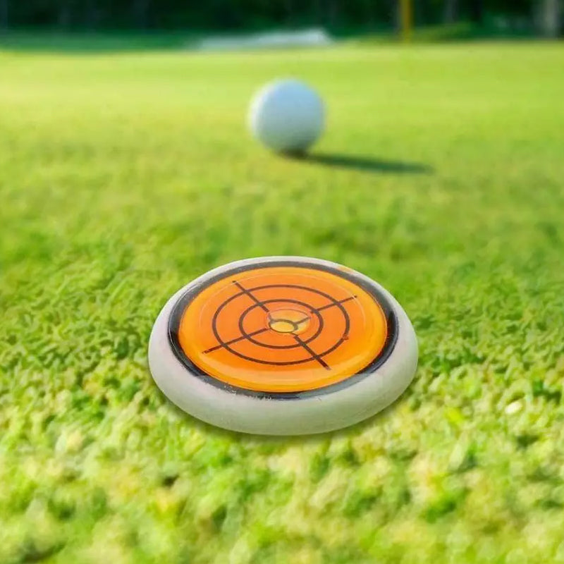 Golf Ball Marker Round Cap Clip Mark with Level Function