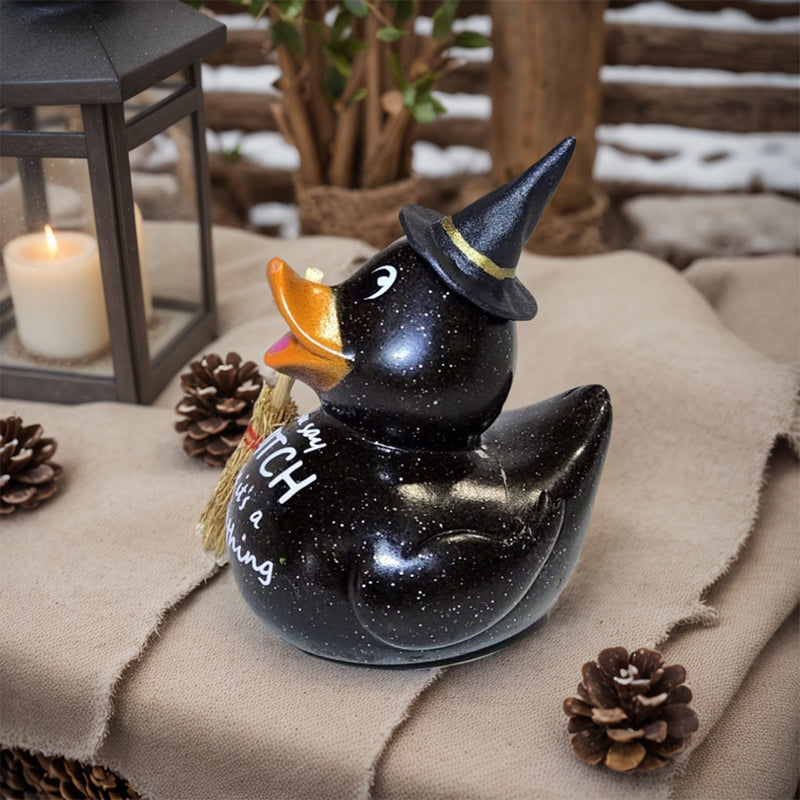 Halloween WITCH Rubber Duck Gift