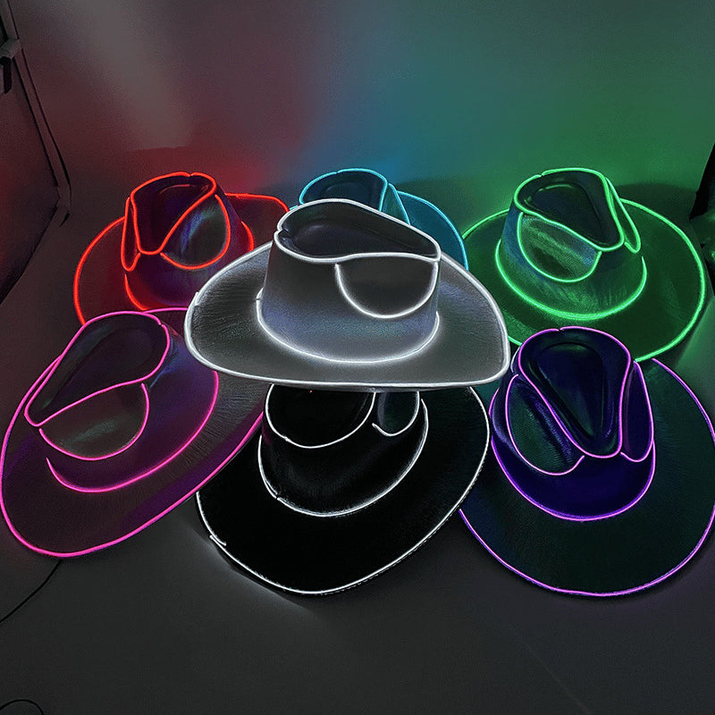 LED Cowboy Party Hat