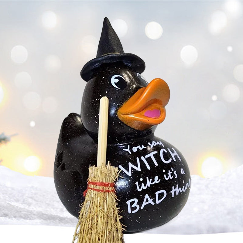 Halloween WITCH Rubber Duck Gift