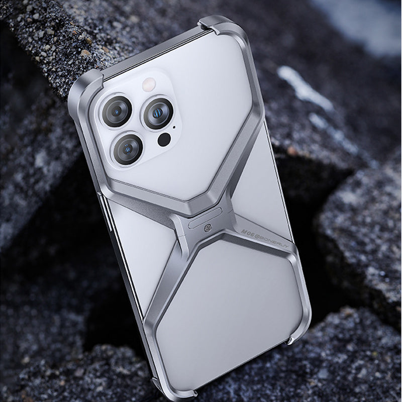 Aluminum Alloy Hollow Case for iPhone