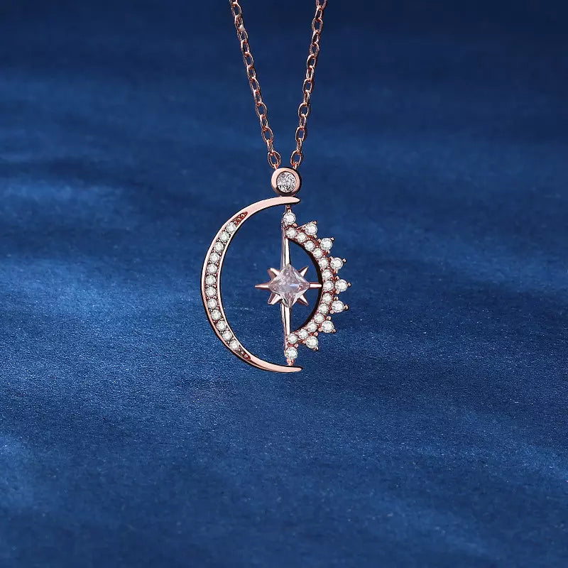 Moon And Star Necklace
