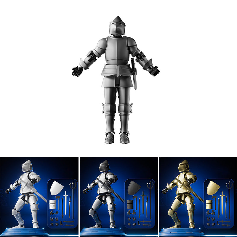 DIY Medieval Warrior Strong Magnetic Removable Articulated Doll