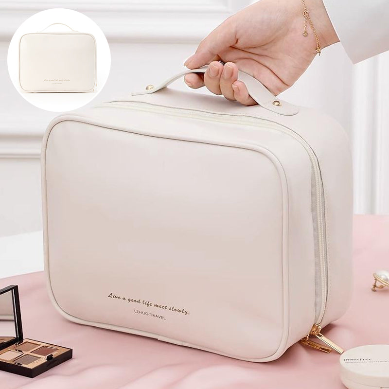 Multi-Compartment Toiletry Cosmetics Bag