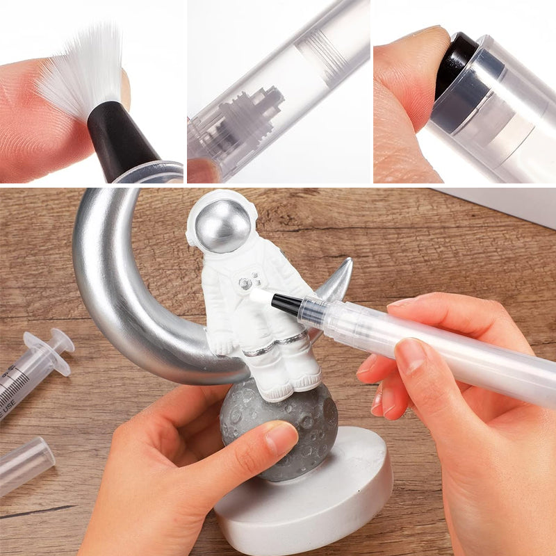 Multifunctional Fillable Touch Up Paint Pen Brush