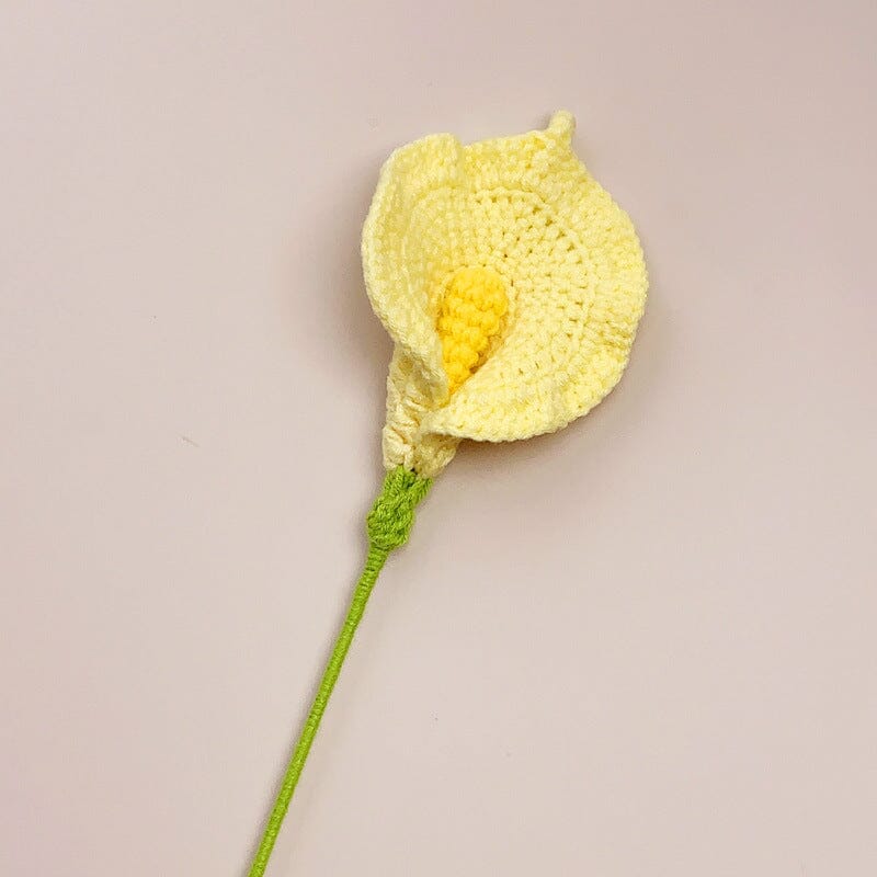 Crochet Flowers Bouquet Handmade Knitted Flower Gift(1pc)