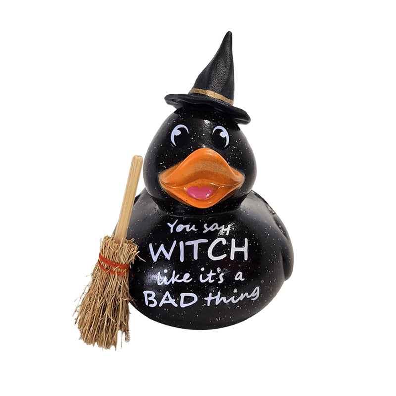 Halloween WITCH Rubber Duck Gift