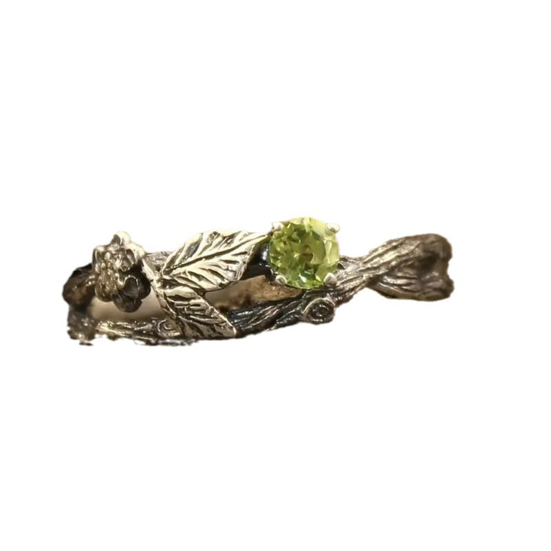 Vintage Leaf Ring