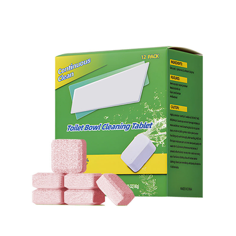 Toilet cleaning effervescent tablets - 12 Tablets