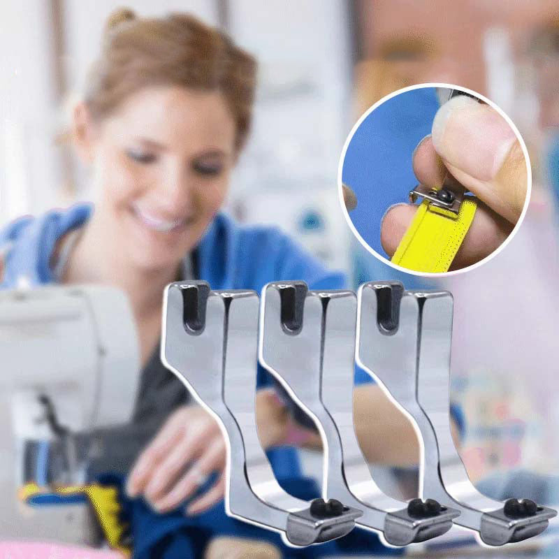 Adjustable invisible zipper guide foot for sewing machine