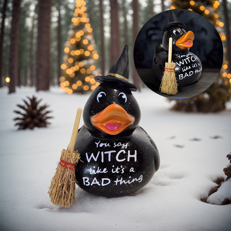 Halloween WITCH Rubber Duck Gift