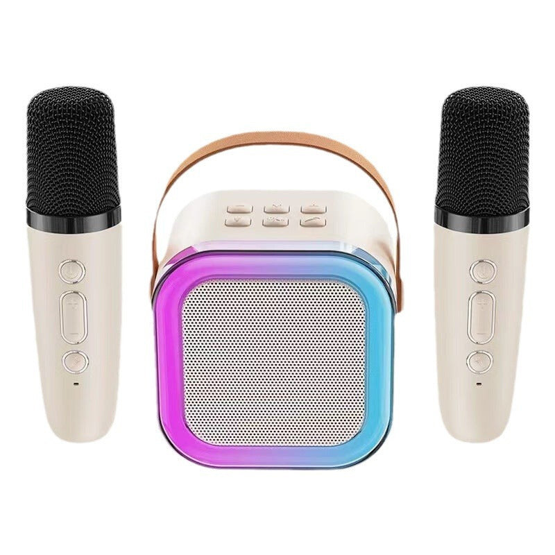 Portable Karaoke Machine With Wireless Microphones