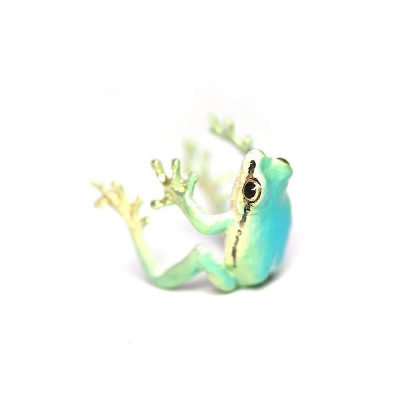 Latest-tree Frog Ring & Earrings