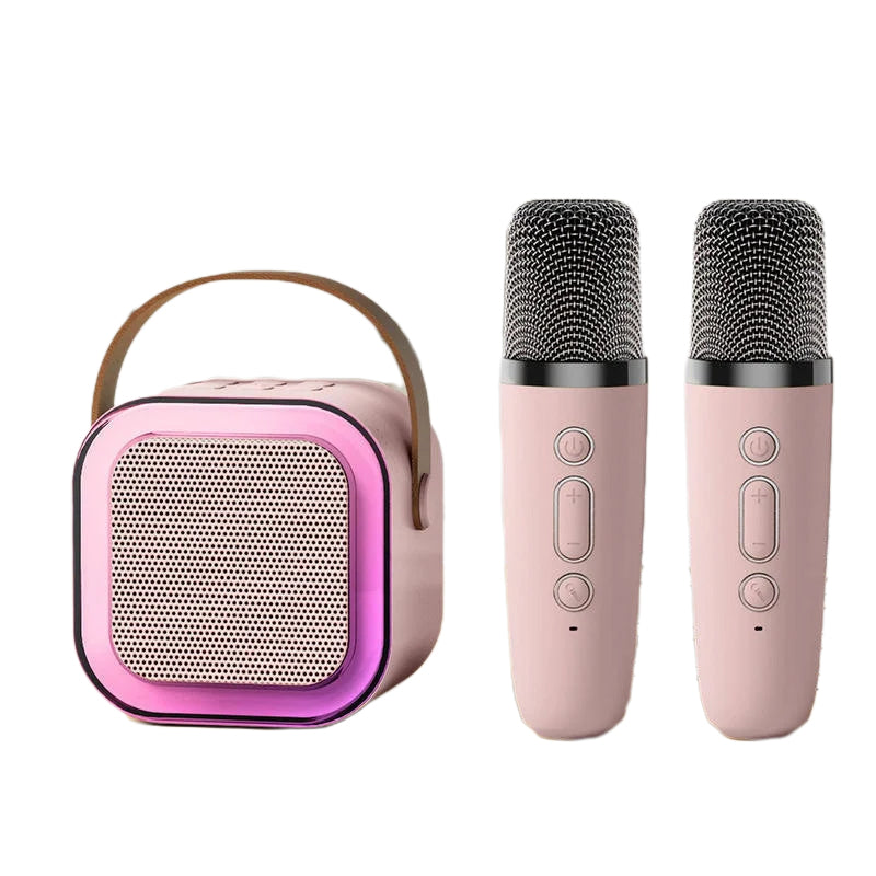 Portable Karaoke Machine With Wireless Microphones