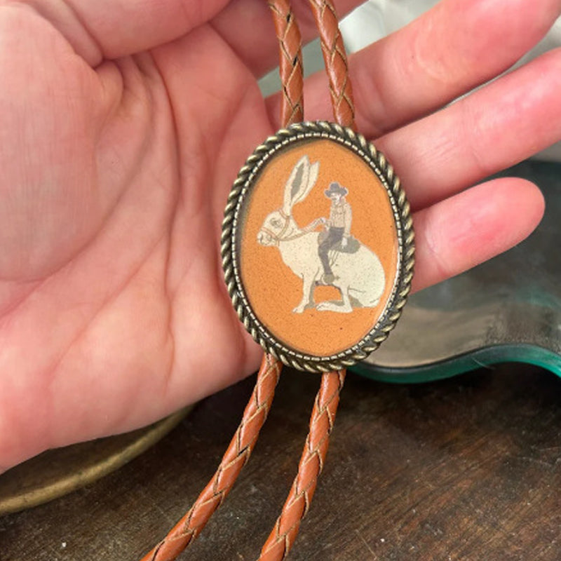 Banjo Frog Bolo Tie