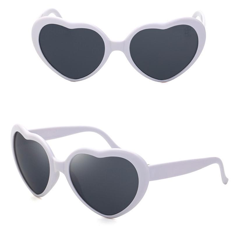 Large Oversized Womens Heart Shaped Sunglasses