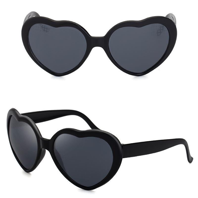 Large Oversized Womens Heart Shaped Sunglasses