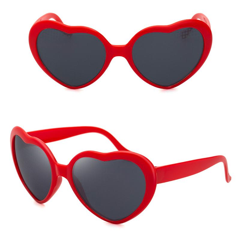 Large Oversized Womens Heart Shaped Sunglasses