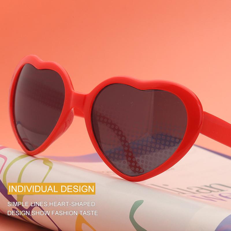 Large Oversized Womens Heart Shaped Sunglasses