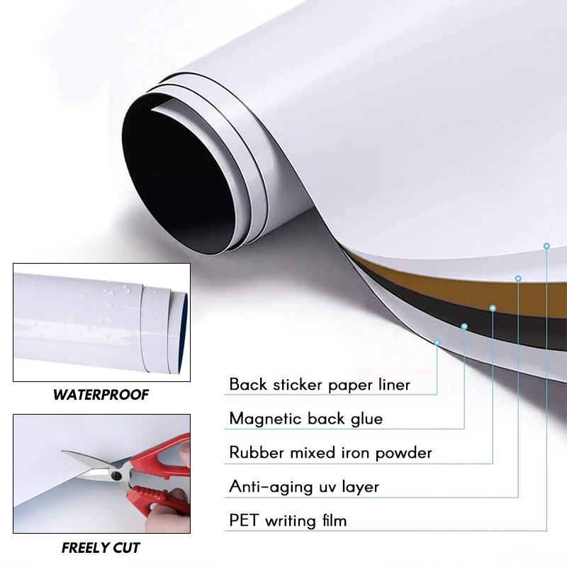 Magnetic Dry Erase Roll-Up Whiteboard