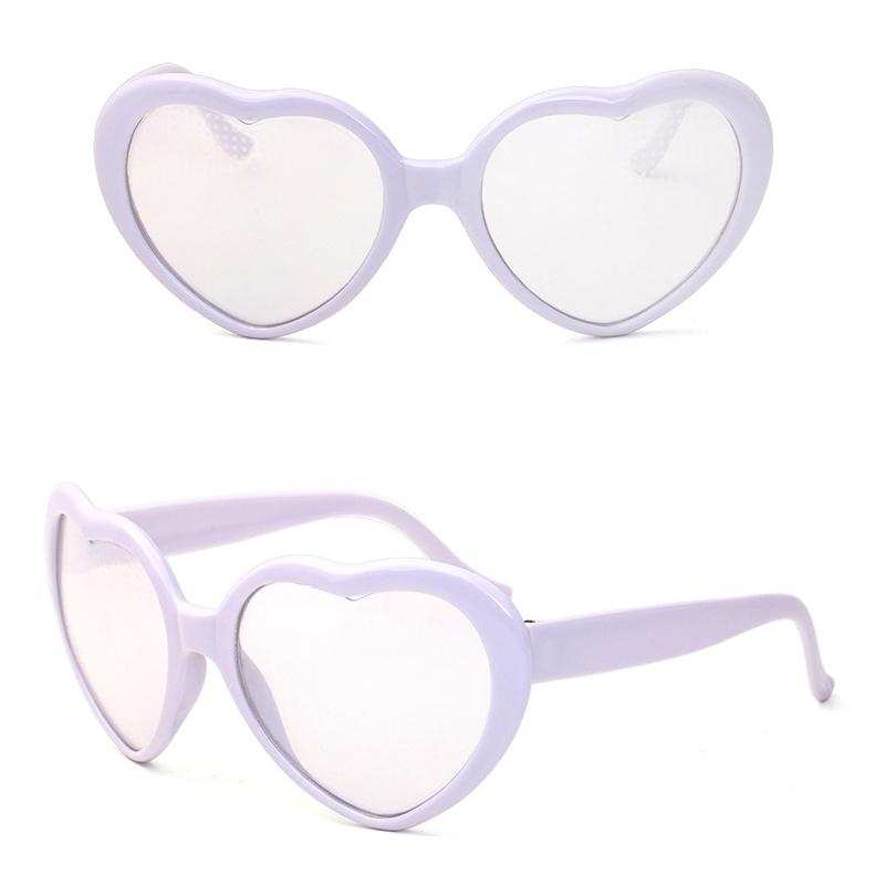 Large Oversized Womens Heart Shaped Sunglasses